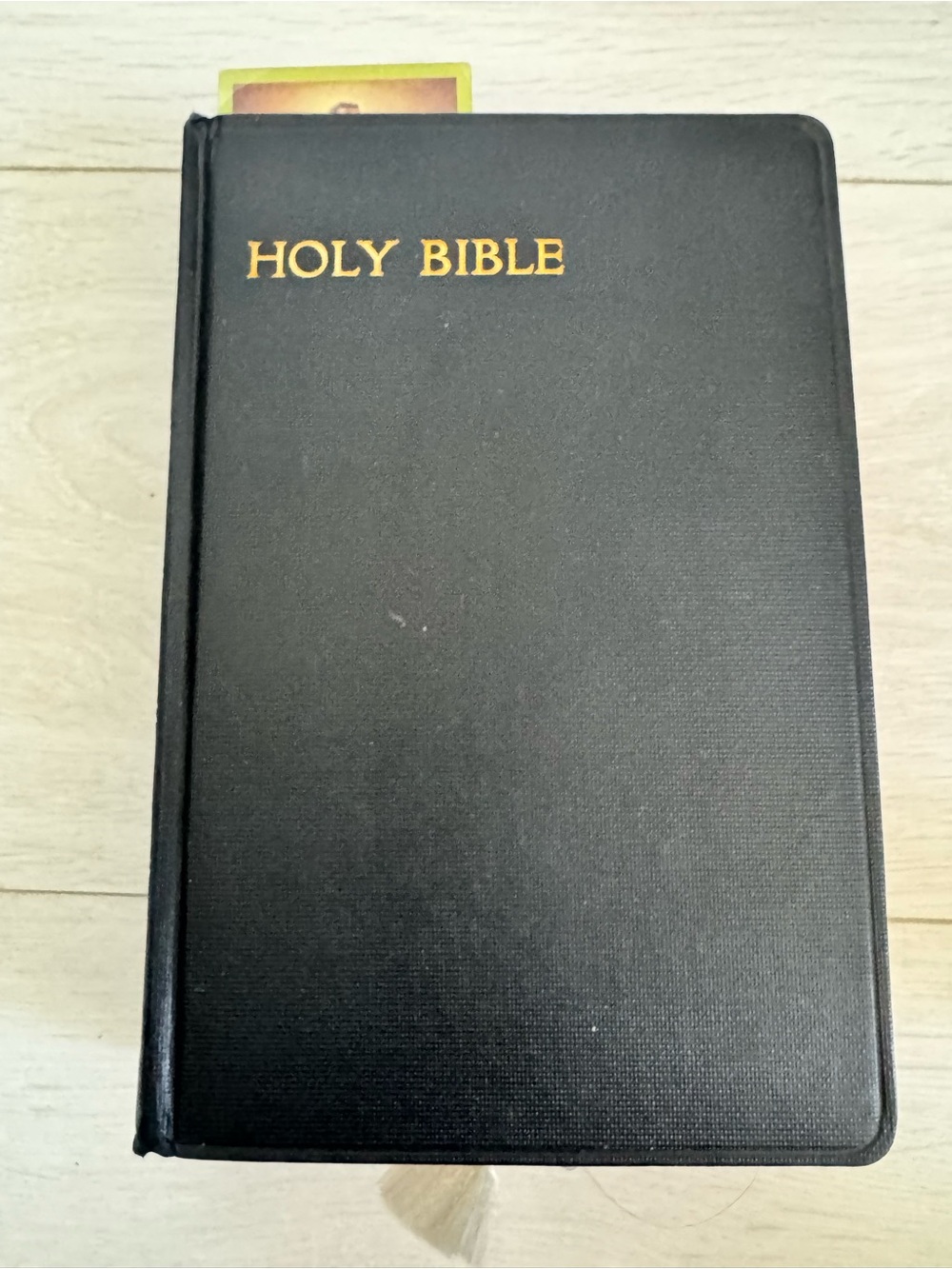 Holy Bible Leather Bound Gifted in 1964